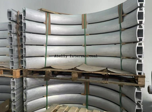 Jasa Bending Bagian Profil Ekstrusi Aluminium