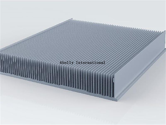 Profil diekstrusi aluminium untuk heatsink