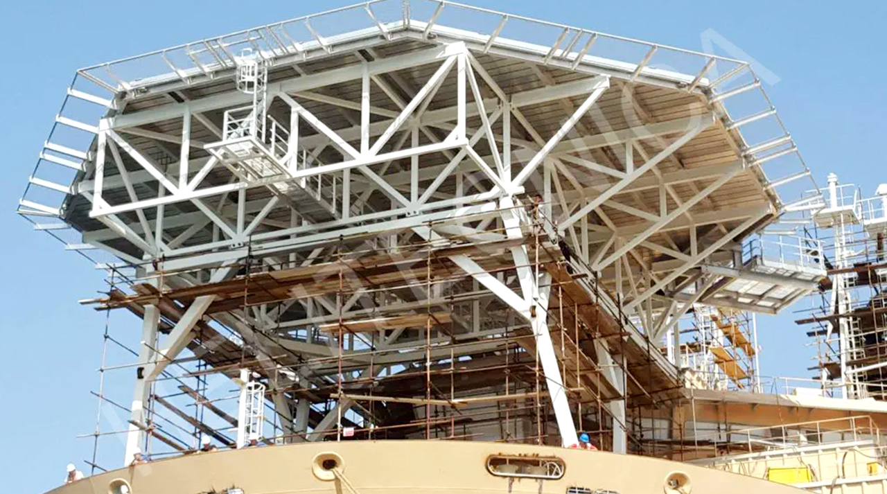 Profil aluminium dengan DNV untuk konstruksi lepas pantai