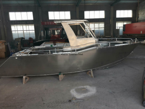 6.5m semua perahu walkaround aluminium yang dilas
